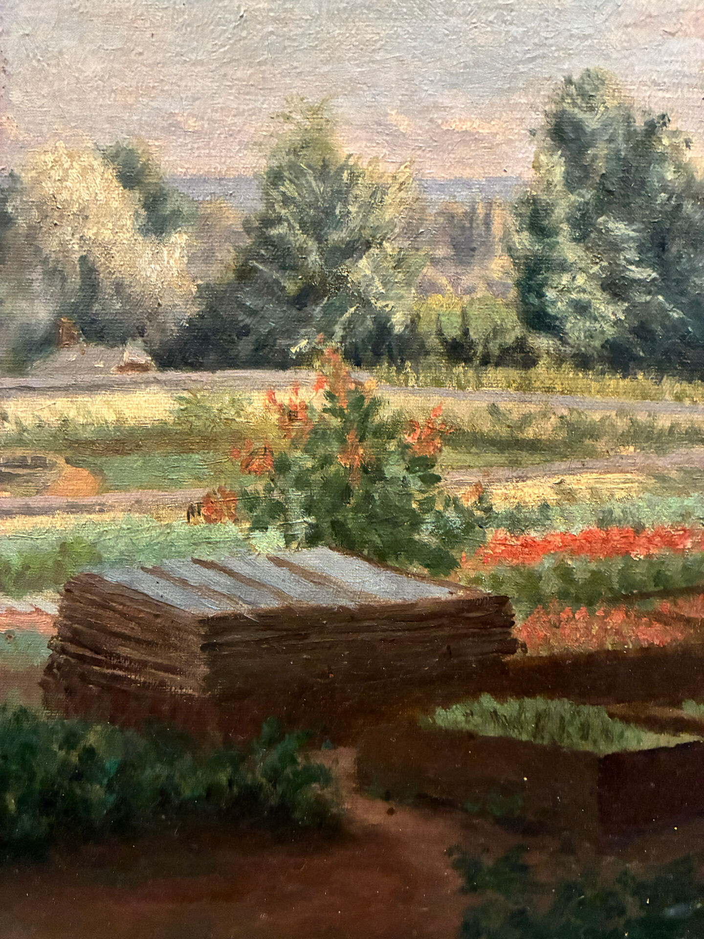 The vegetable garden of the Château d'Aguessau, Marette 1902