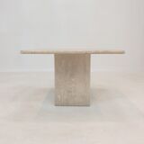 Italian Travertine Coffee Table, 1980's