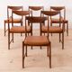 Torbjørn Afdal Darby Dining Set with Six Chairs & Extendable Table, 1960s