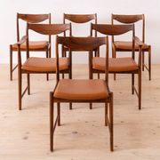 Torbjørn Afdal Darby Dining Set with Six Chairs & Extendable Table, 1960s