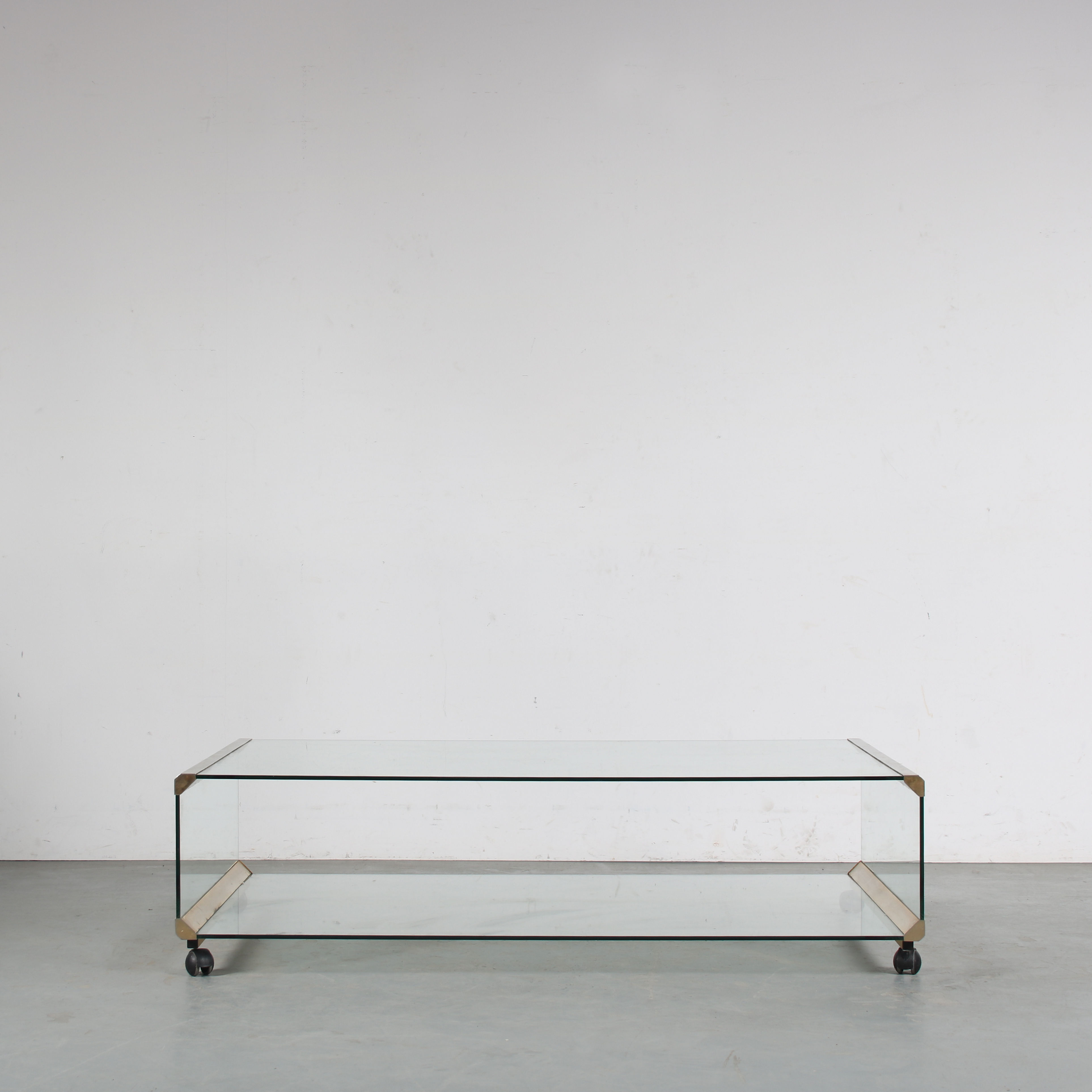 1970s Double coffee table by Gallotti & Radice, Italy