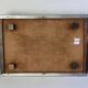 Art Deco mirror plateau in chrome metal and Macassar wood.