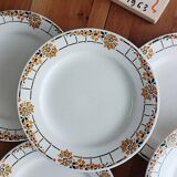 Set of 6 Ceranord dinner plates