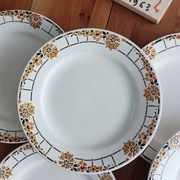 Set of 6 Ceranord dinner plates