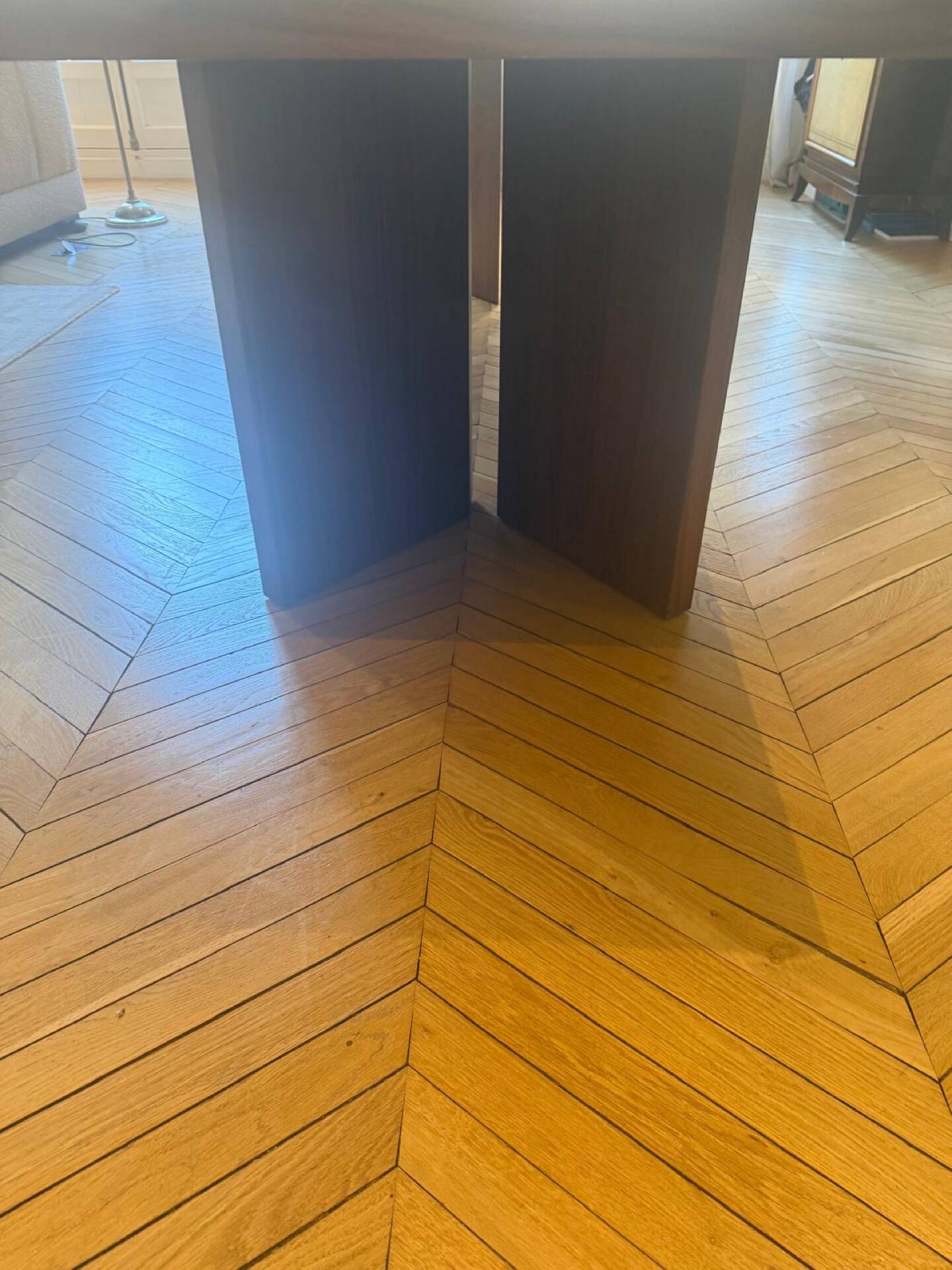 American walnut wood table