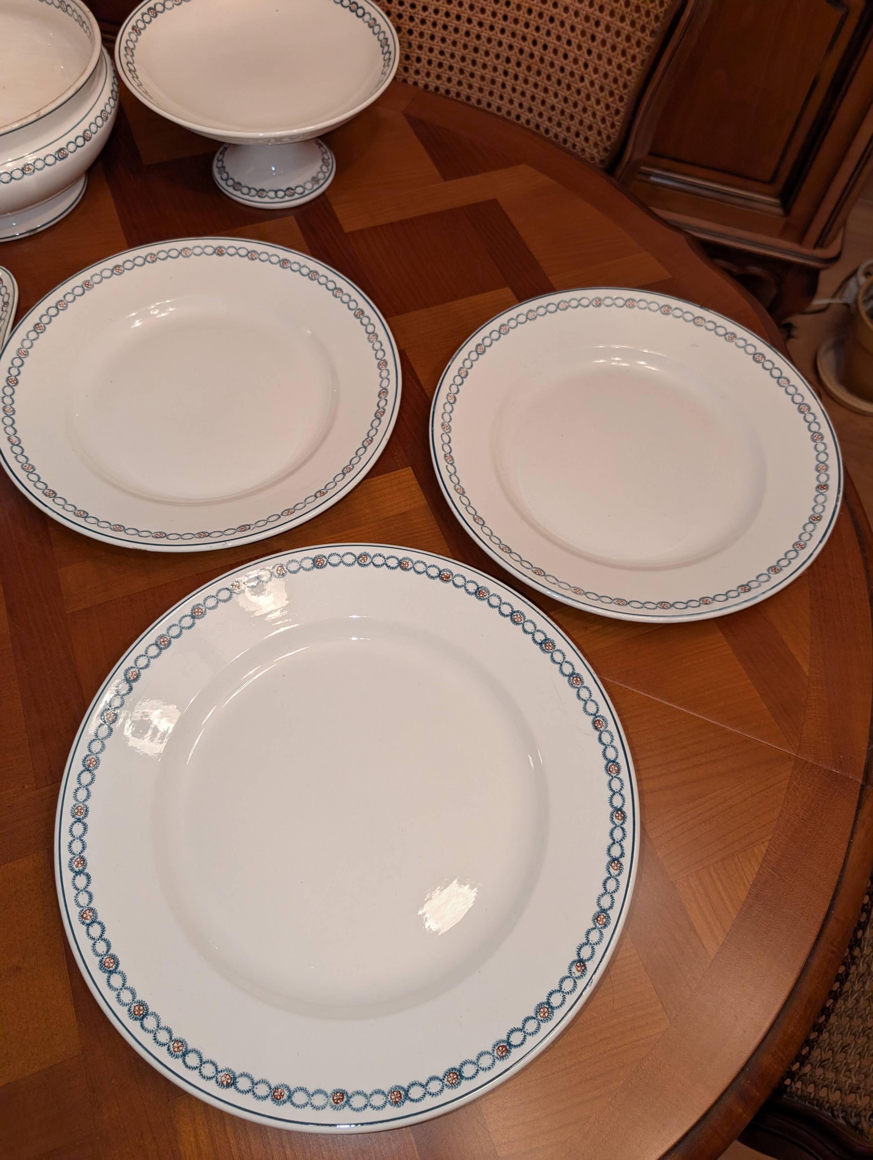 Rare & Important Longwy Table Service – 65 Pieces