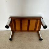 Old coffee table ceramic tile metal leg design from the 70s vintage