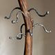 Sculptural coat rack - Oak wood coat rack