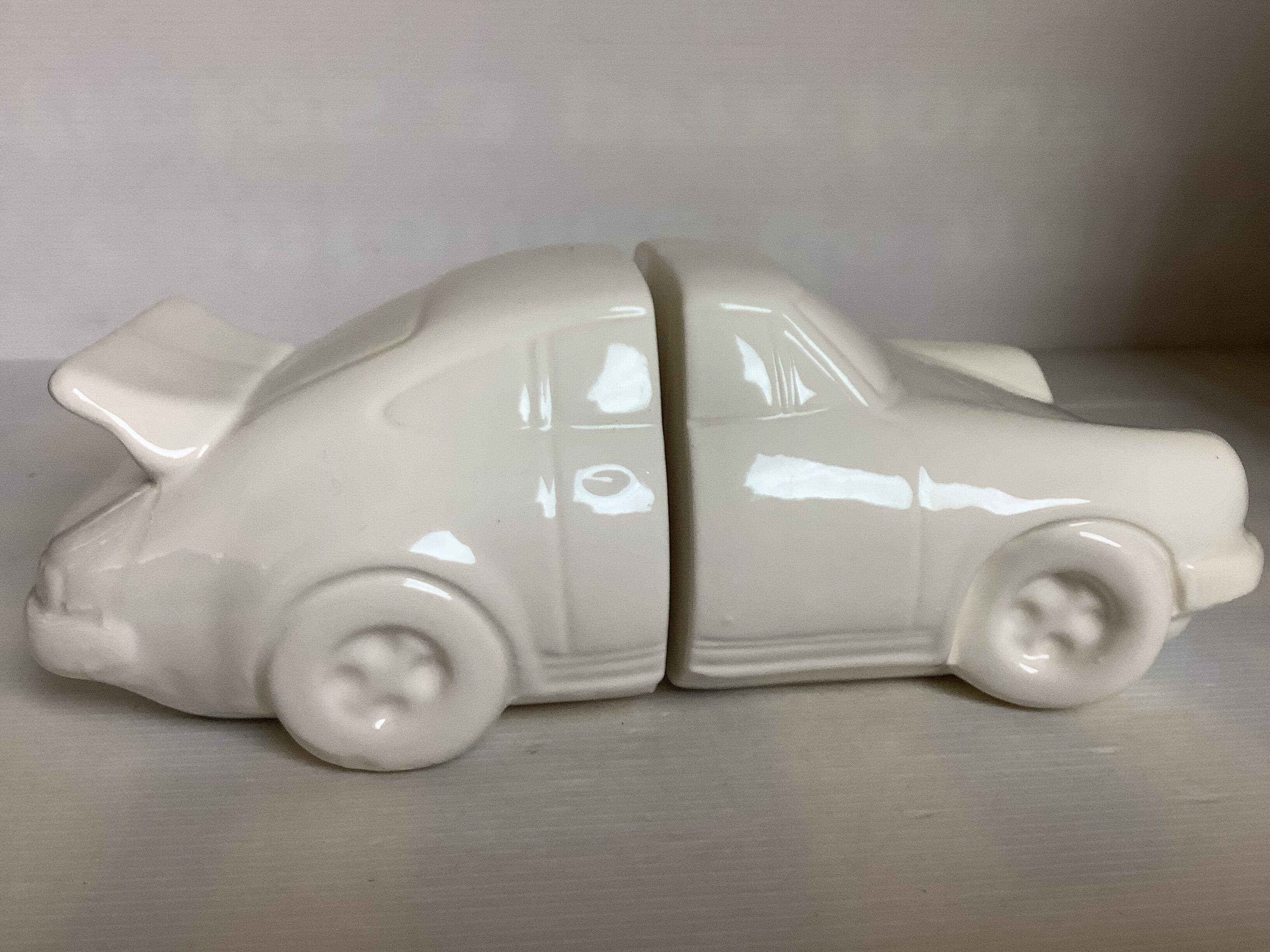 Pair of bookends Porsche 911