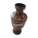 Vase Murano bi-color, with his label of origin