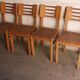 set of 4 chairs, vintage design