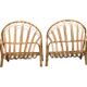 Children's rattan basket bed 1960