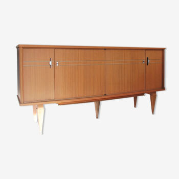 Enfilade 60s/70s in marquetry