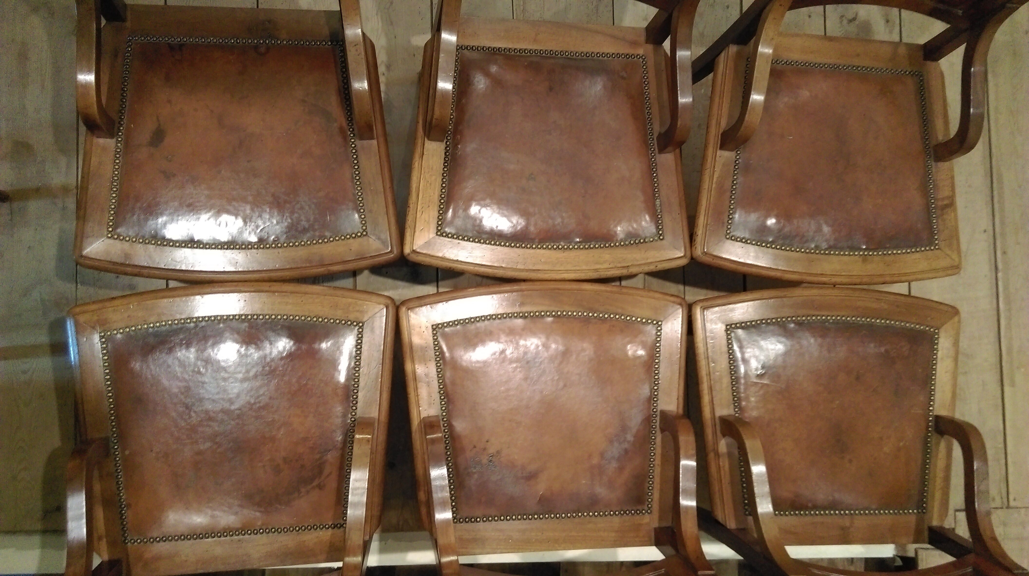 Chairs Art Deco 1925 Walnut