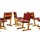 Ditte & Adrian Heath Dining Chairs in Ash and Leather, France & Søn