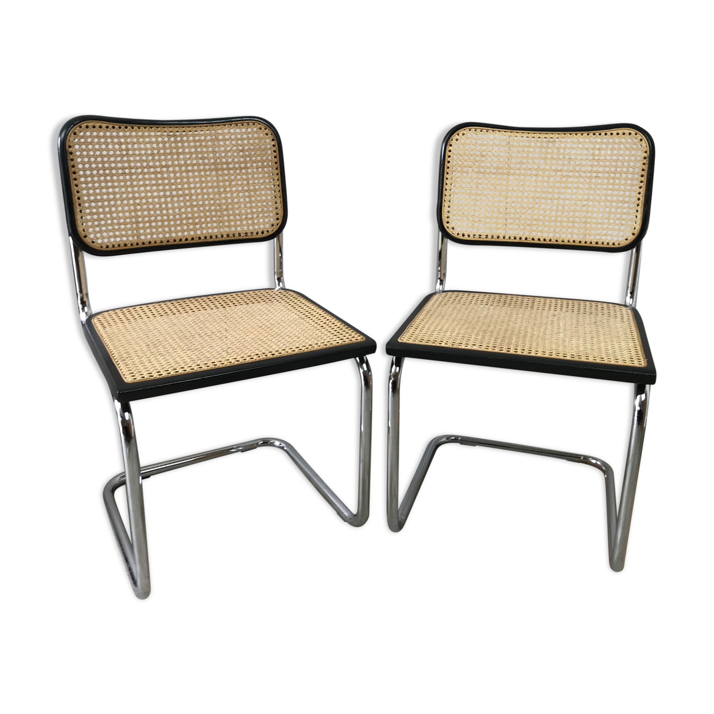 Pair of chairs B32 Breuer