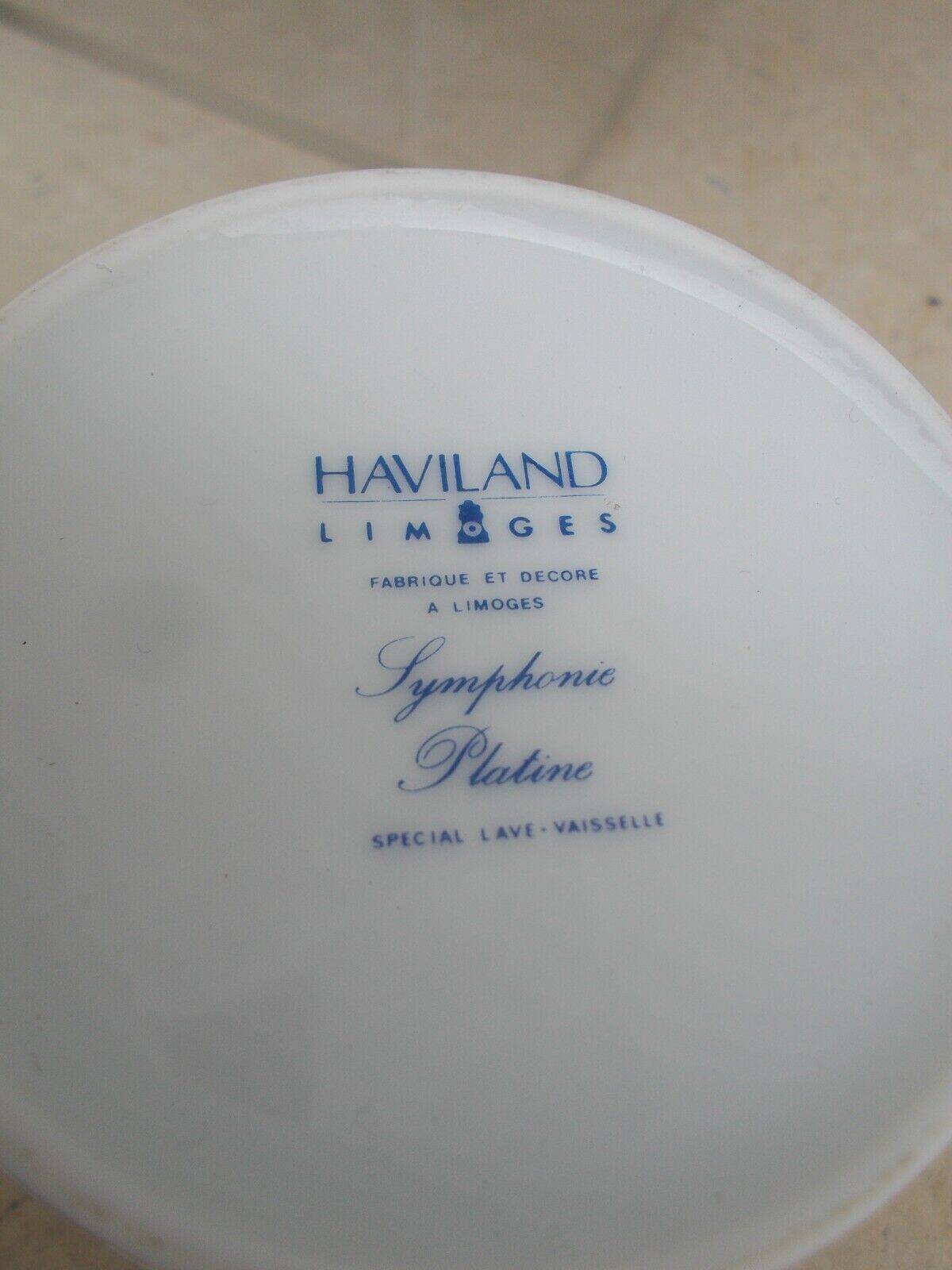 Haviland Limoges Platinum Symphony Cup