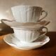 4 tea cups or chocolate in Limoges porcelain