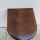 Vintage 80s side table or sofa end table in solid oak