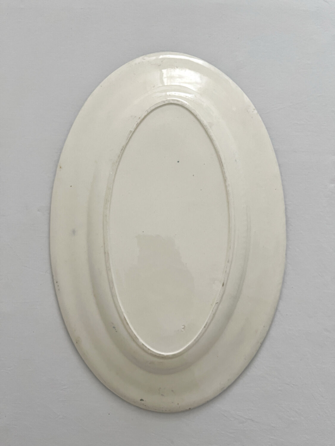 Oval dish in ironstone "Montespan" Salins