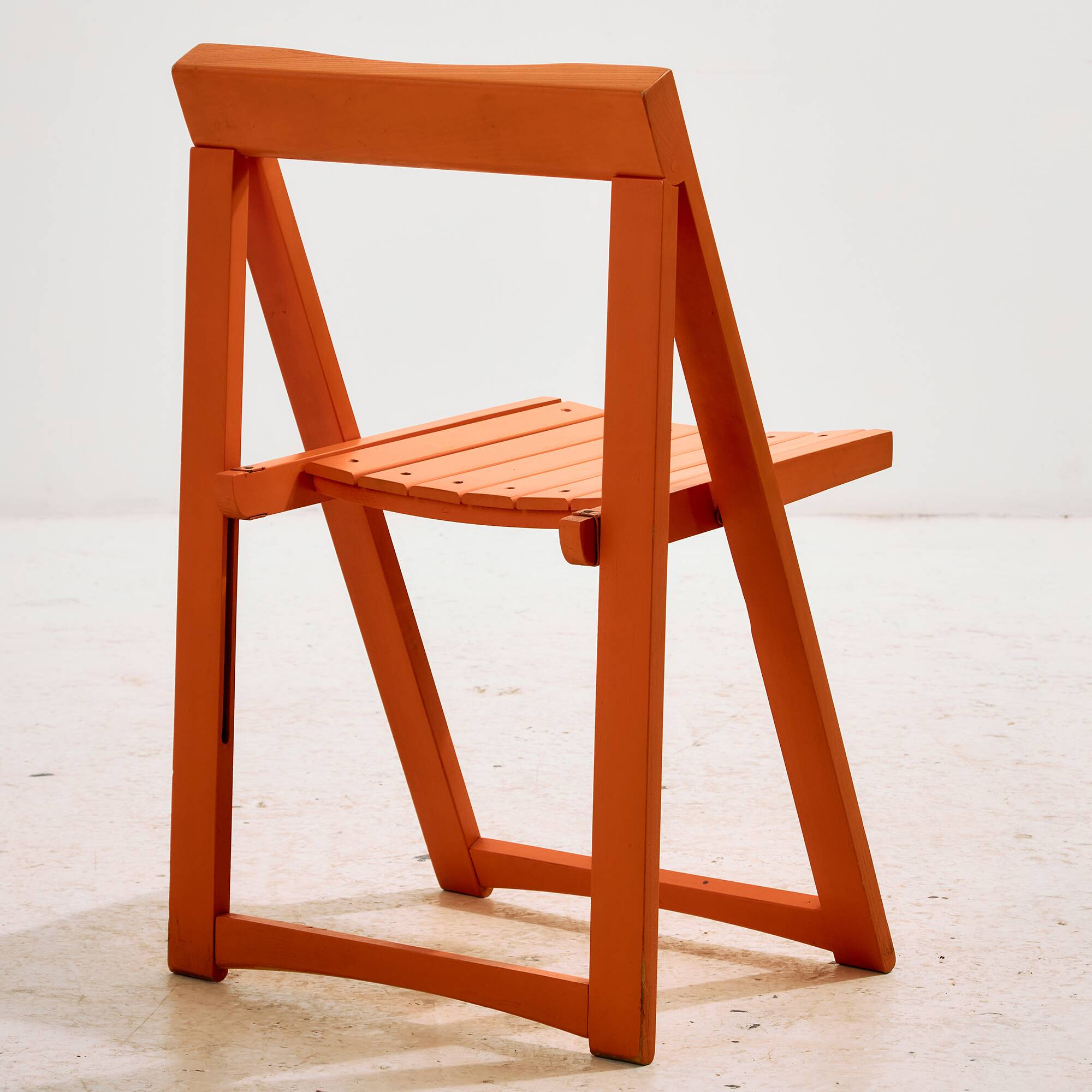 Beech foldable chair by Aldo Jacober for Alberto Bazzani, set of 4.