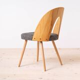 Ensemble de 4 chaises de salle à manger modernes du milieu du siècle par A. Šuman, rembourrées