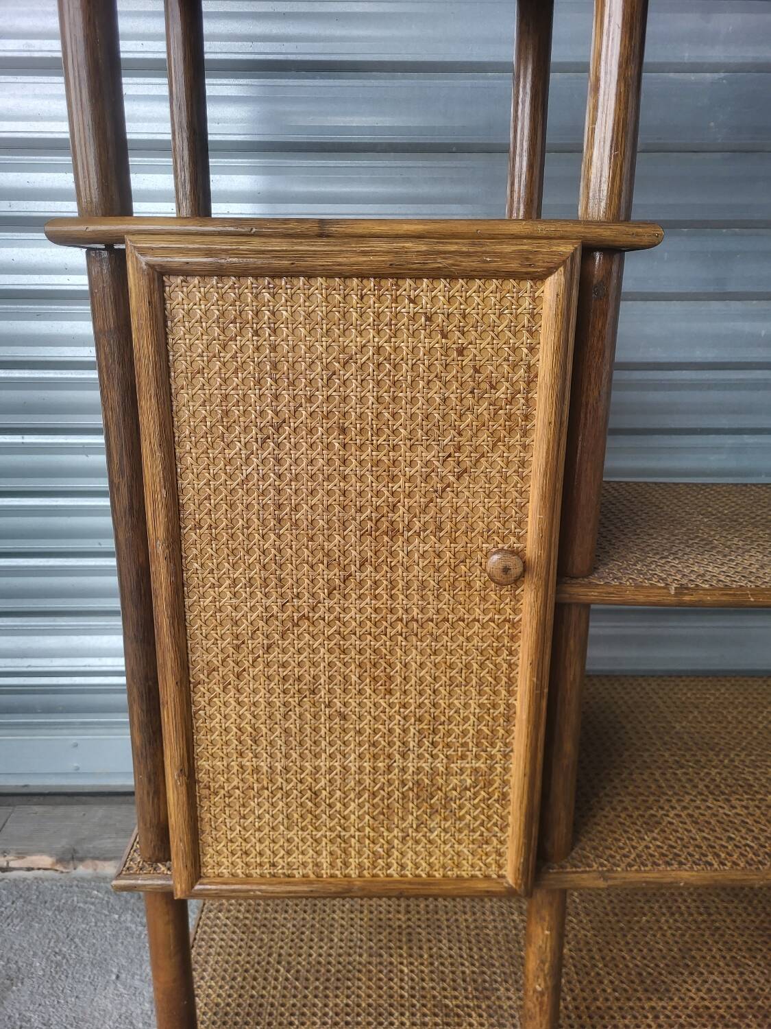 Vintage shelving storage unit library