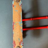 Antique wooden wall towel holder turned nineteenth