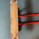 Antique wooden wall towel holder turned nineteenth