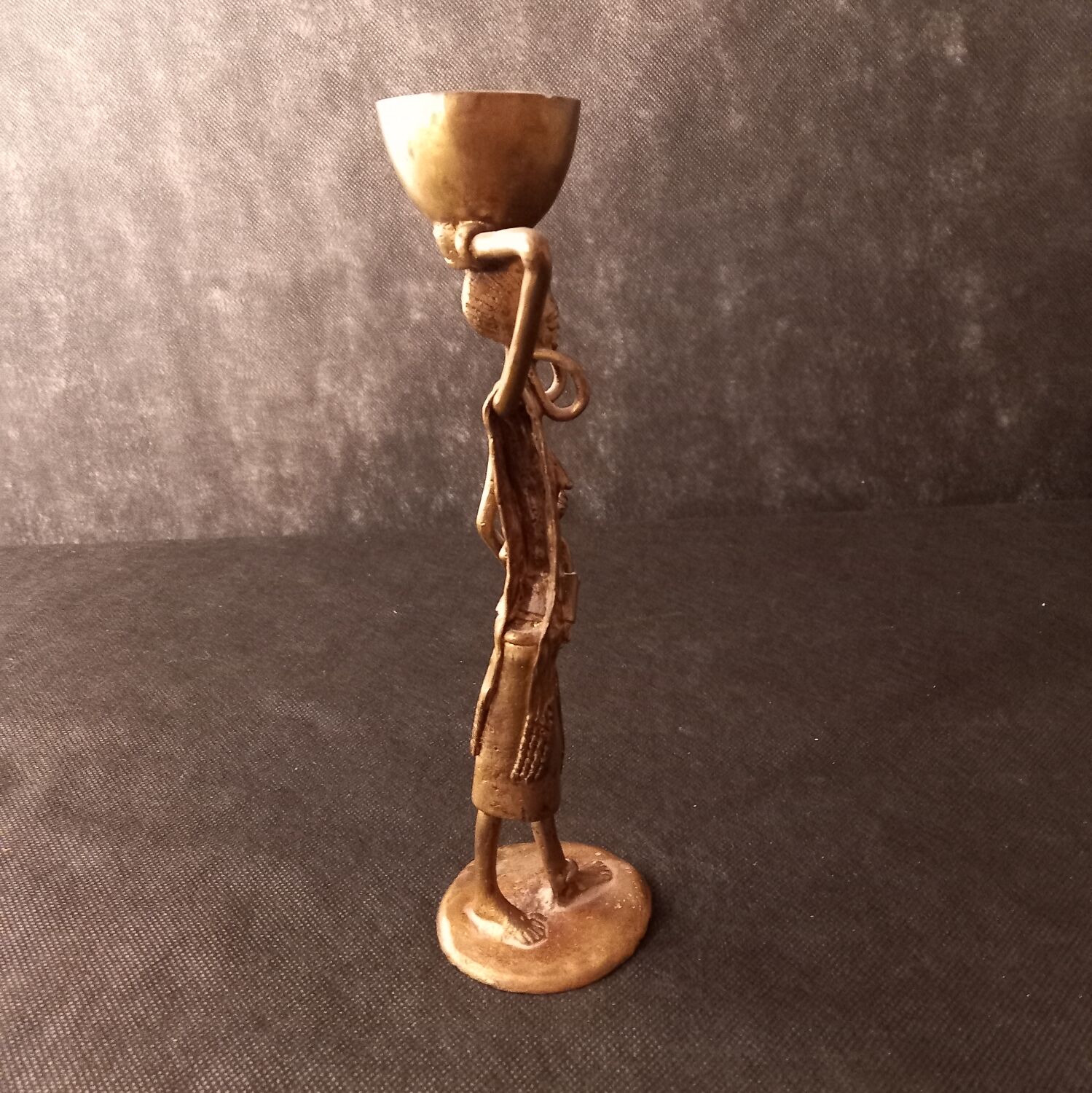 African bronze statue