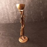 African bronze statue