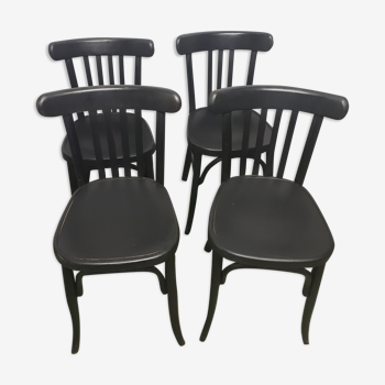 Suite de 4 chaises bistro