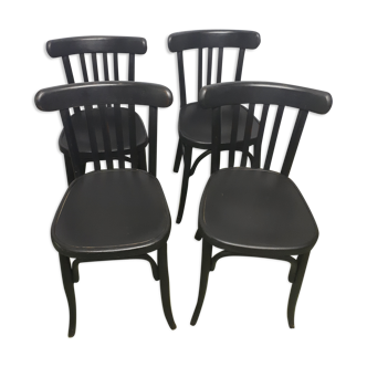 Suite de 4 chaises bistro