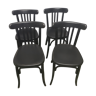 Suite de 4 chaises bistro