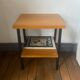 Industrial style metal bedside table