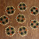 Under glass - pomegranate pattern