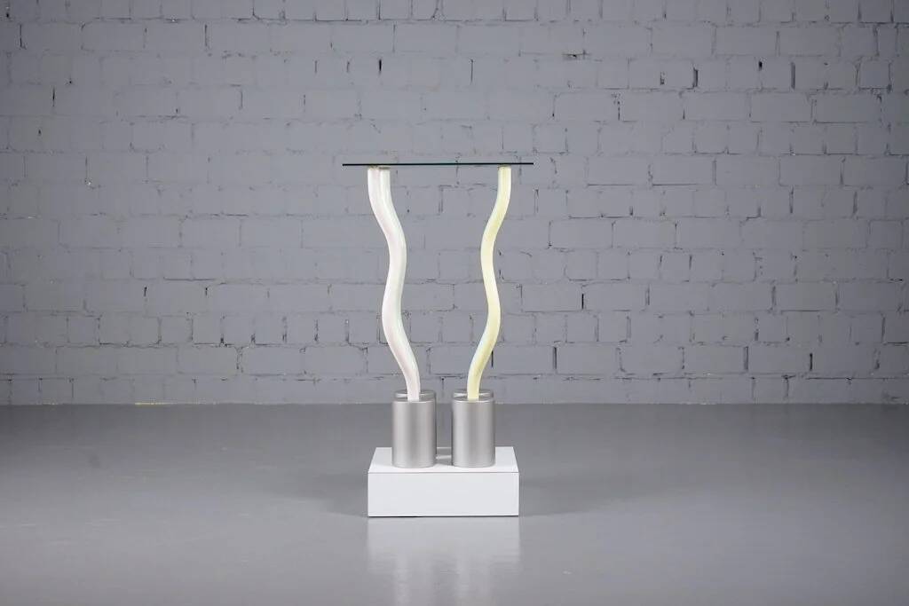 Table prototype Le Strutture Tremano par Ettore Sottsass pour Belux