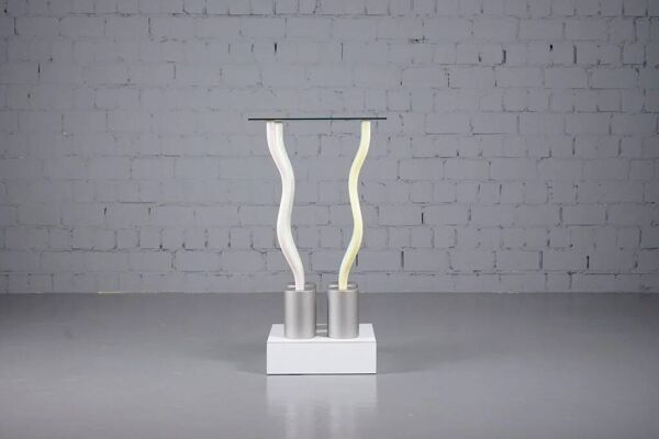 Table prototype Le Strutture Tremano par Ettore Sottsass pour Belux