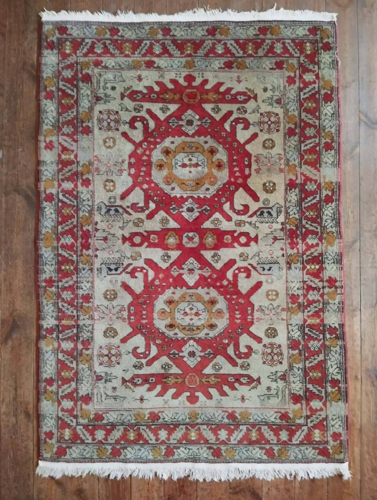 Handmade Caucasian Shirvan rug 158x108cm