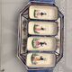 Old dish servant tray ramekin earthenware ceramic henriot quimper bl