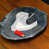 XXL crystallized agate ashtray
