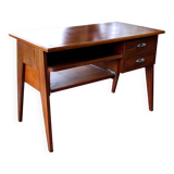Scandinavian teak desk from the 60s, vintage design