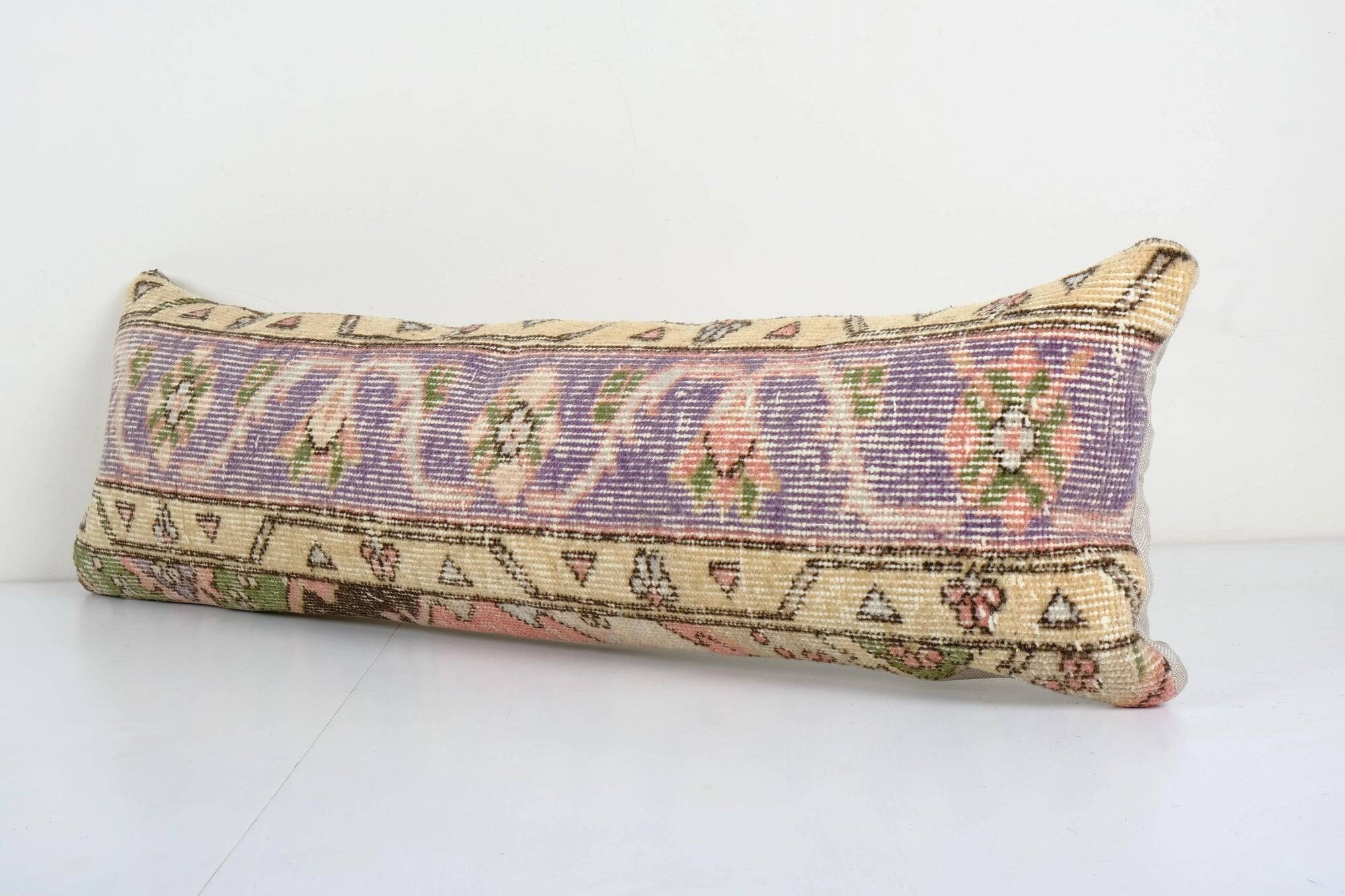 Vintage Turkish cushion cover 30x89 cm