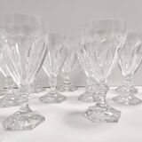 Ensemble postmoderne de dix-huit verres à boire en cristal massif par Kosta Boda, Suède