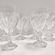 Postmodern Set of Eighteen Solid Crystal Drinking Glasses by Kosta Boda, Sweden