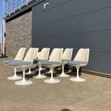 3x Original Cassina Le Corbusier Lc4 Black/chrome, New!