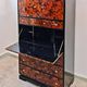 Mid Century Tall Boy or Secretary in tortoiseshell and lacquer by Ottini