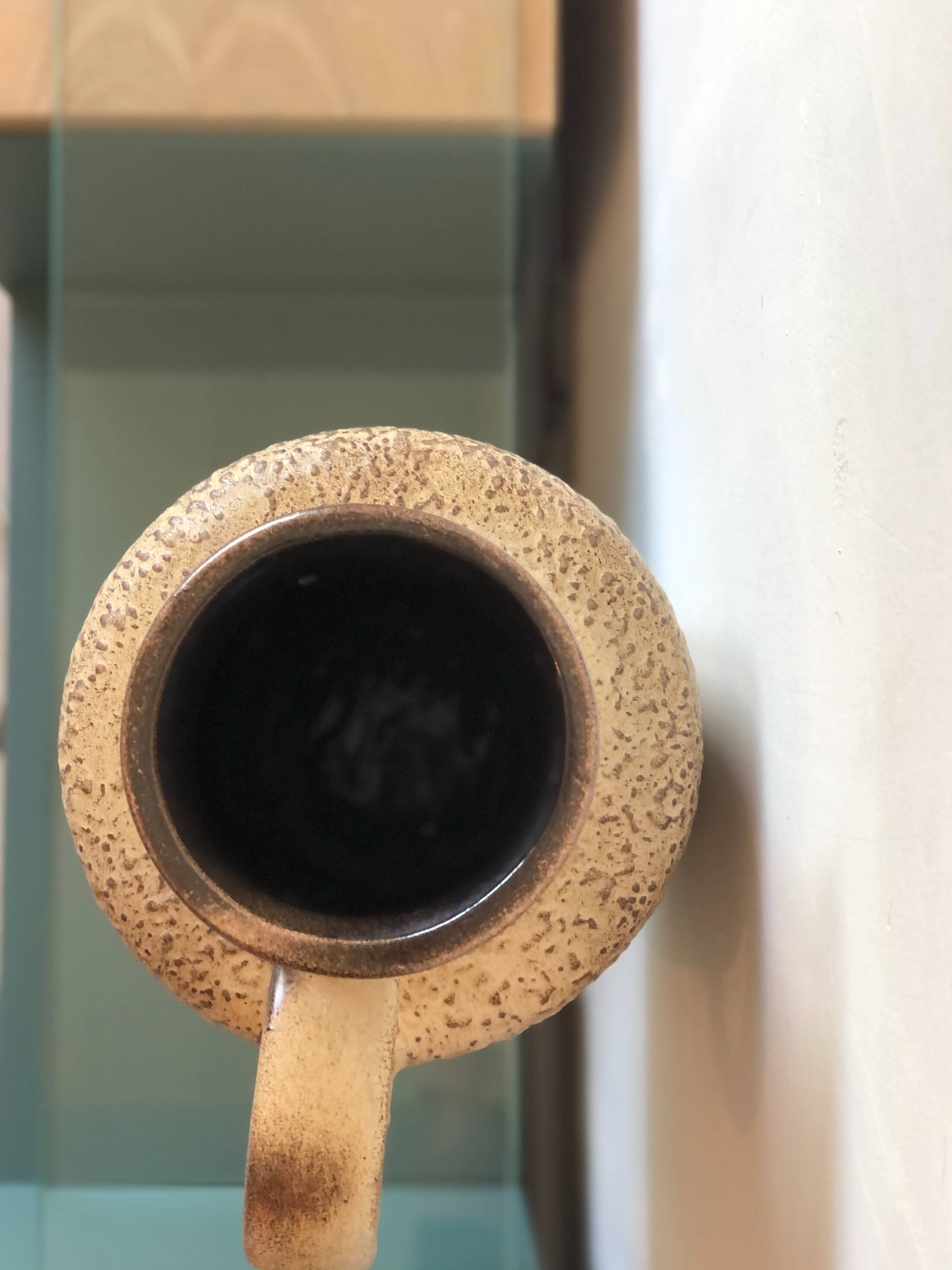 Sandstone pitcher-shaped vase, 70s