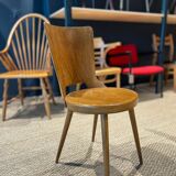 Set of 7 baumann bistro chairs model dove 50s