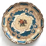 Italian Blue Wood Tray